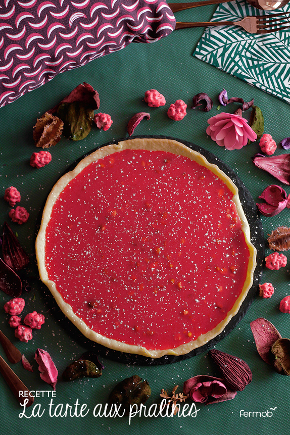 Tartelettes sablées aux pralines roses - Régal